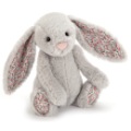 Jellycat Peluche Lapin Blossom Gris - 18 cm